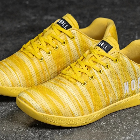 NOBULL Shoes - Nobull Yellow Lightning Burst Training Sneakers